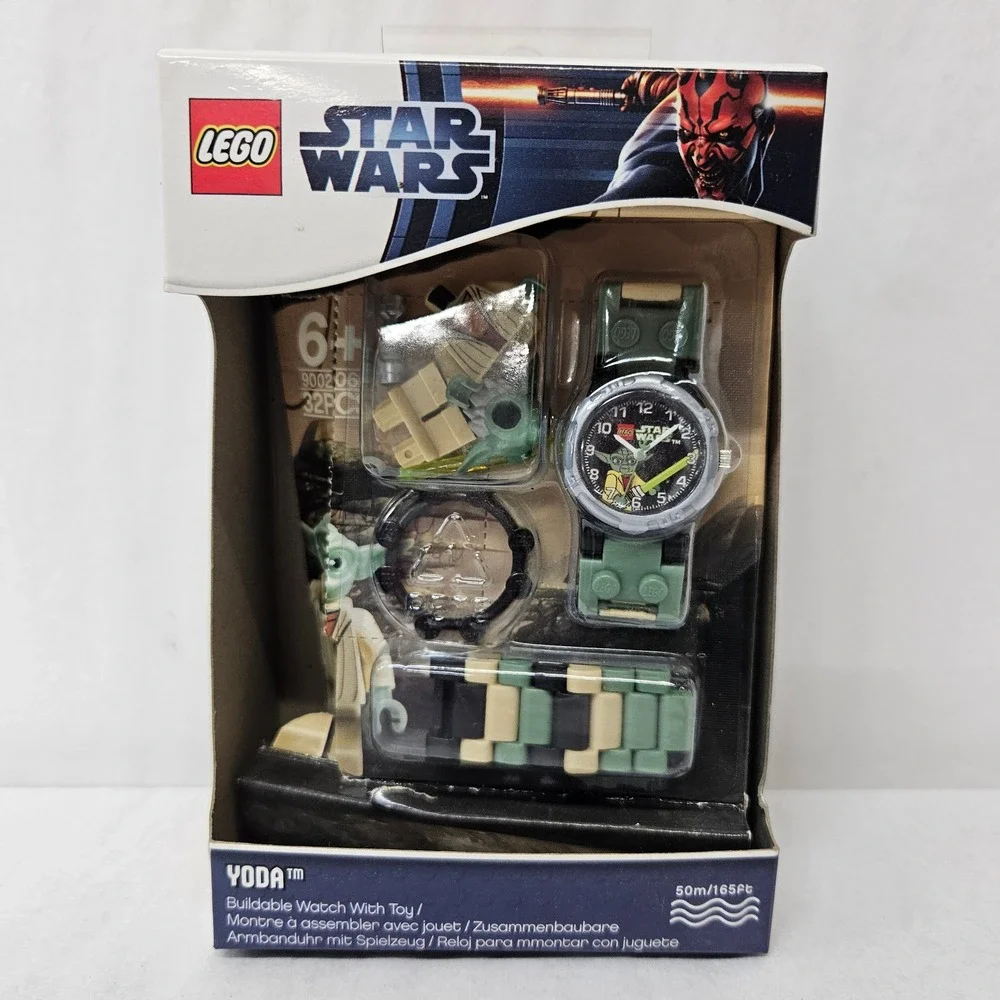 LEGO Star Wars Yoda Buildable Watch With Toy 9002069 Clone Wars 32pc New Box Rip